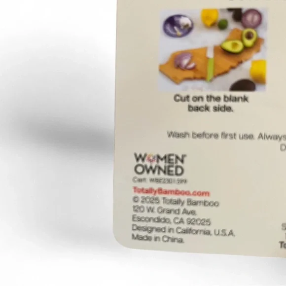 Bamboo Texas Cutting Board - Picture 3 of 3